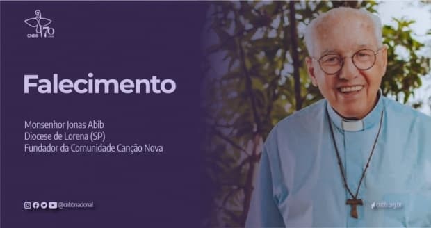 Monsenhor Jonas Abib, fundador da Comunidade Canção Nova, morre em Cachoeira Paulista (SP)