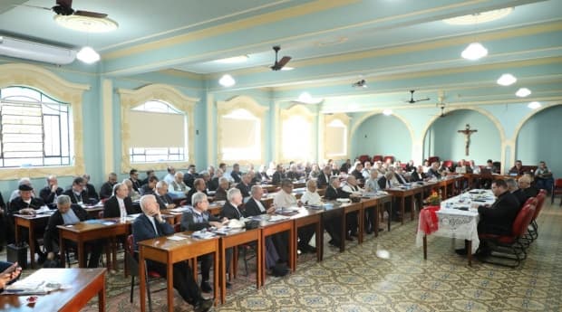 Dom Devair e coordenador diocesano de Pastoral participam da 87ª Assembleia Regional dos Bispos
