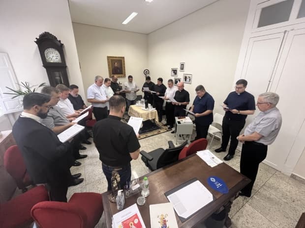 Colégio de Consultores e Conselho Diocesano de Presbítero iniciam trabalhos de 2024; novos membros prestaram juramento de fidelidade ao bispo