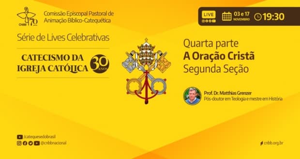 CNBB encerra, neste mês, ciclo de lives que celebra os 30 anos do Catecismo da Igreja Católica