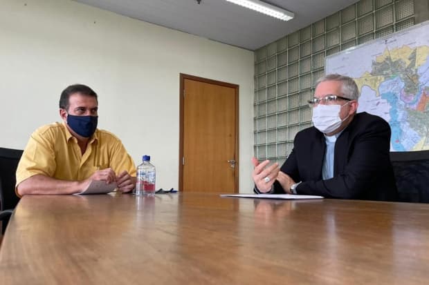 Dom Devair visitou a Prefeitura de Piracicaba