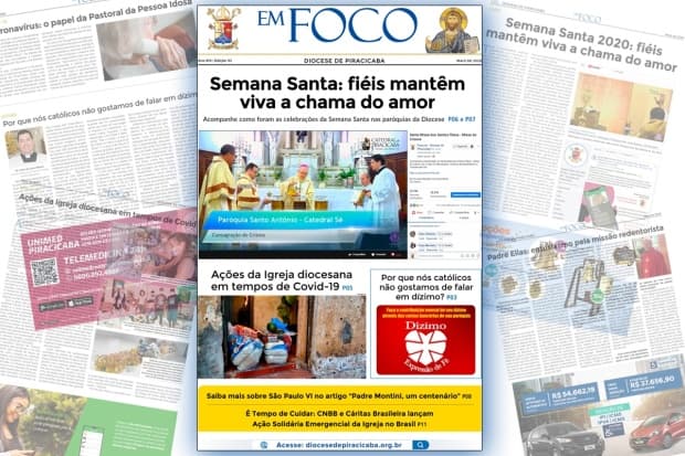 Jornal "EM FOCO" continua no formato digital: leia, divulgue e compartilhe a edição do mês de maio!