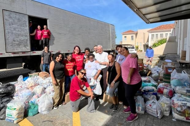 Diocese e Exército de Formiguinhas enviam 35 toneladas de doações para vítimas das chuvas em MG