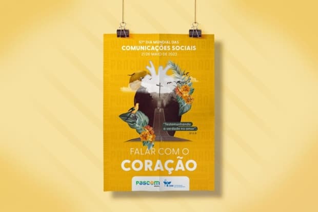 Divulgada identidade visual para o 57º Dia Mundial das Comunicações sociais; pasconeiro paulista é vencedor