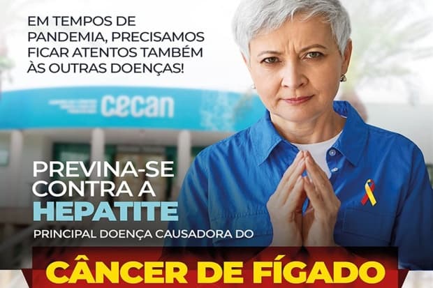 CECAN realizará exames gratuitos para hepatite e câncer de fígado