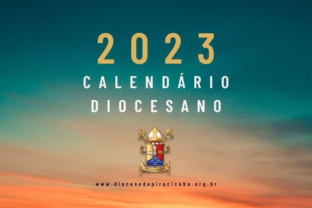 Calendário Diocesano 2023 já está disponível para consulta on-line