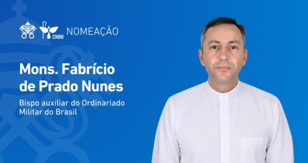 Papa Leão XIV nomeia o padre Fabrício de Prado como bispo auxiliar do Ordinariado Militar do Brasil