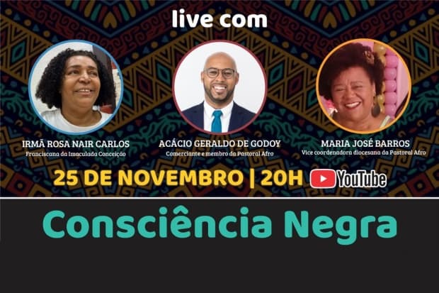 Equipe diocesana da CF promove live "Consciência Negra"