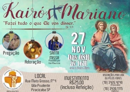 Comunidade Missão Theotokos promove encontro mariano