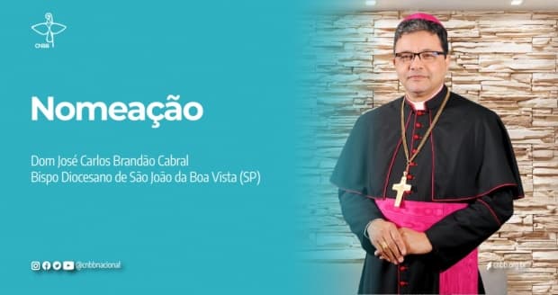 Nomeado o novo bispo da diocese de São João da Boa Vista, em São Paulo