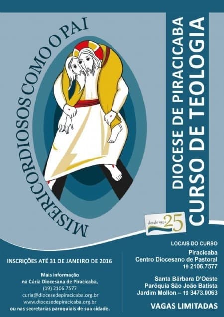 Inscrições para o Curso de Teologia para Leigos seguem até 31 de janeiro