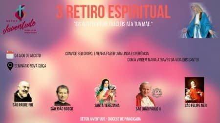 Setor Juventude promoverá retiro para coordenadores de grupo no início de agosto
