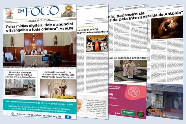 Jornal "EM FOCO" continua no formato digital: leia e compartilhe a edição do mês de junho