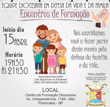 Equipe Diocesana em Defesa da Vida e da Família promove encontro de formação