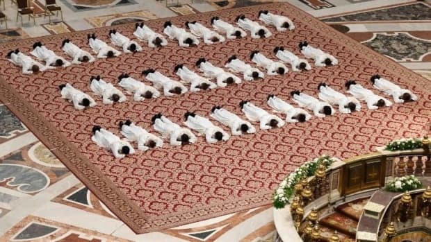 Papa na ordenação de 32 sacerdotes: nos santos, buscar modelos de campeões de caridade