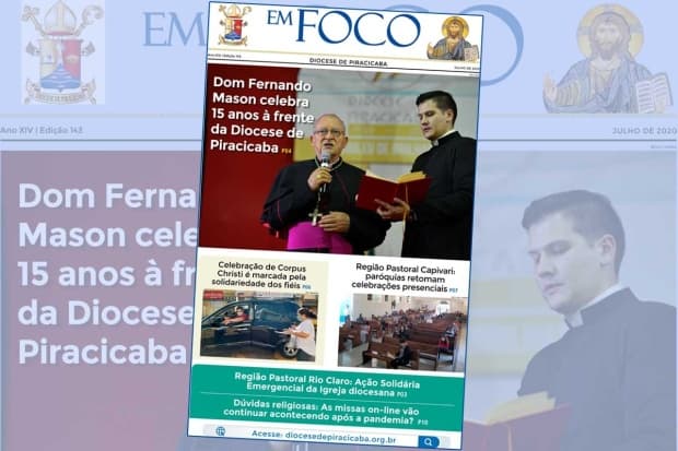 Já está disponível a edição de julho do Jornal "EM FOCO": leia e compartilhe