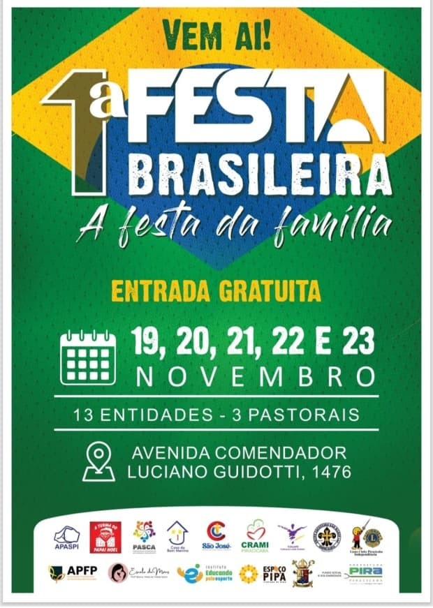 Festa Brasileira reúne entidades e Diocese em prol das famílias de Piracicaba
