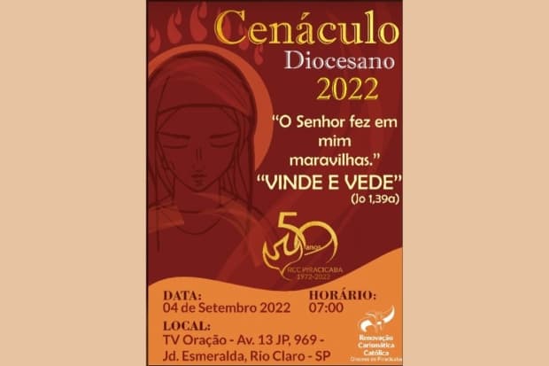 Renovação Carismática Católica realiza Cenáculo de Ouro para celebrar 50 anos na Diocese de Piracicaba