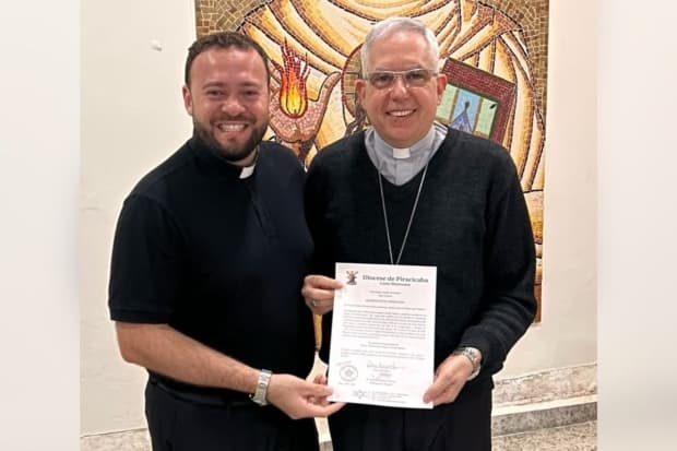 Padre César Augusto Camilo Ribeiro é incardinado na Diocese de Piracicaba