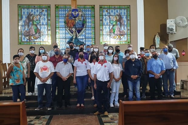 Encontro da Pastoral do Dízimo reúne agentes e padres em Águas, na Região São Pedro