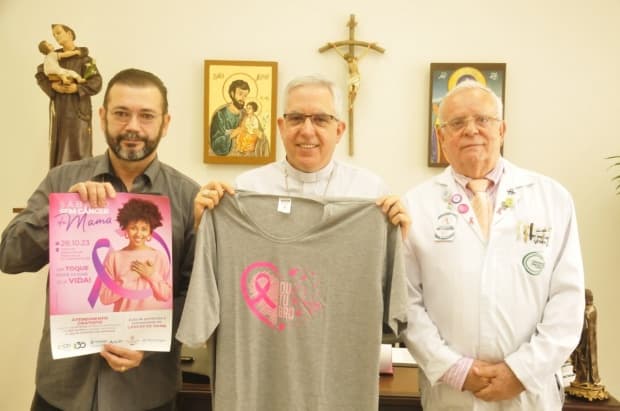 Bispo apoia Campanha do CECAN para prevenção do câncer de mama