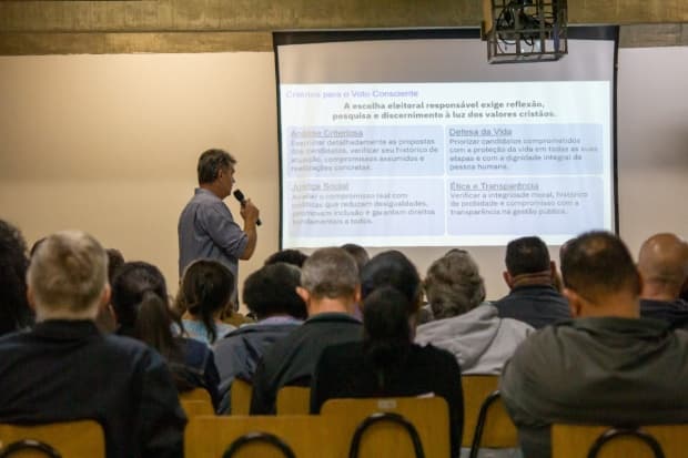 Pastoral da Fé e Política realizou encontro formativo para fiéis da Região Pastoral Piracicaba 1
